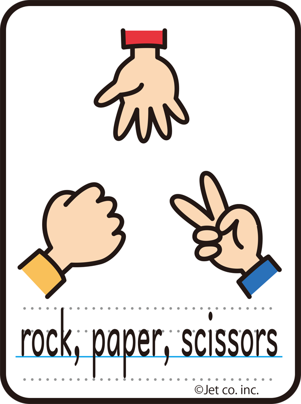 rock paper scissors（じゃんけん）
